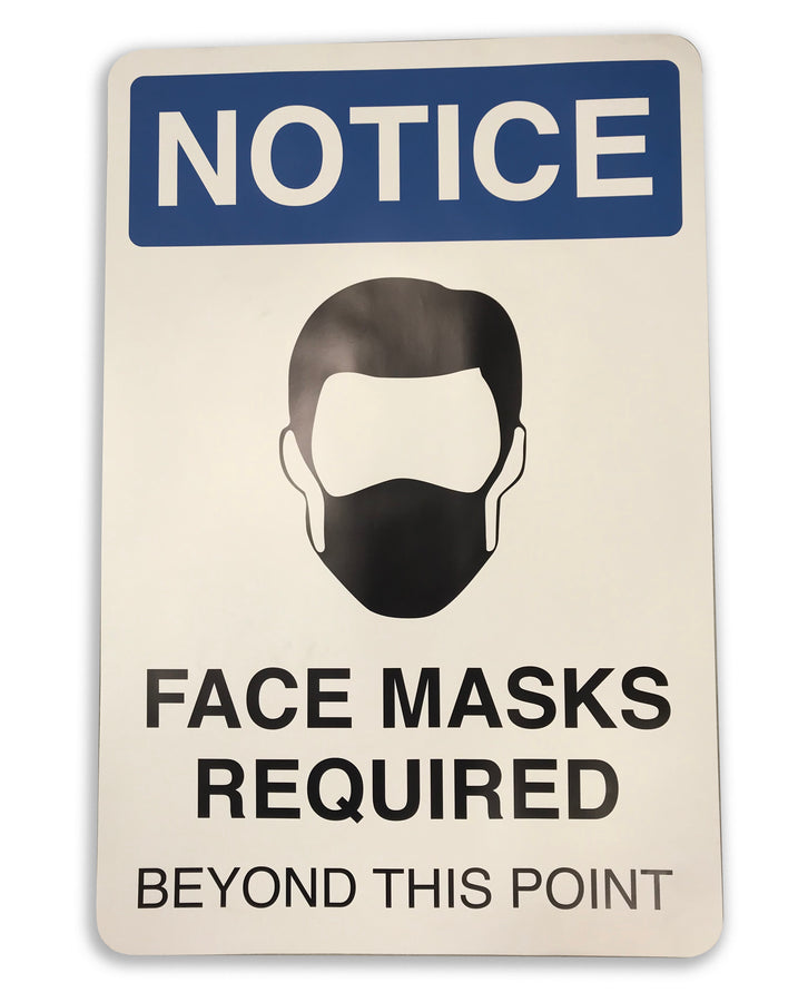Required Face Mask Sign